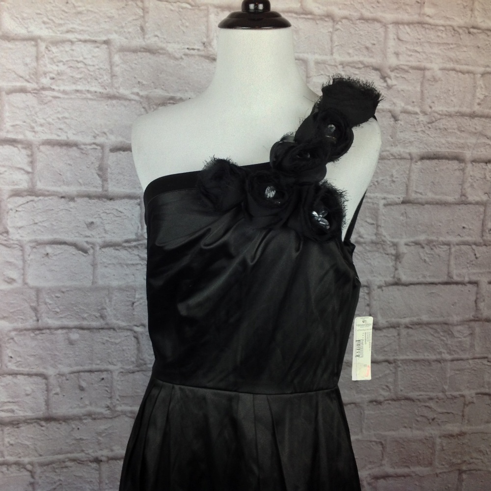 New Bisou Bisou Dress Women 10 Black Sheath - Picture 6 of 8